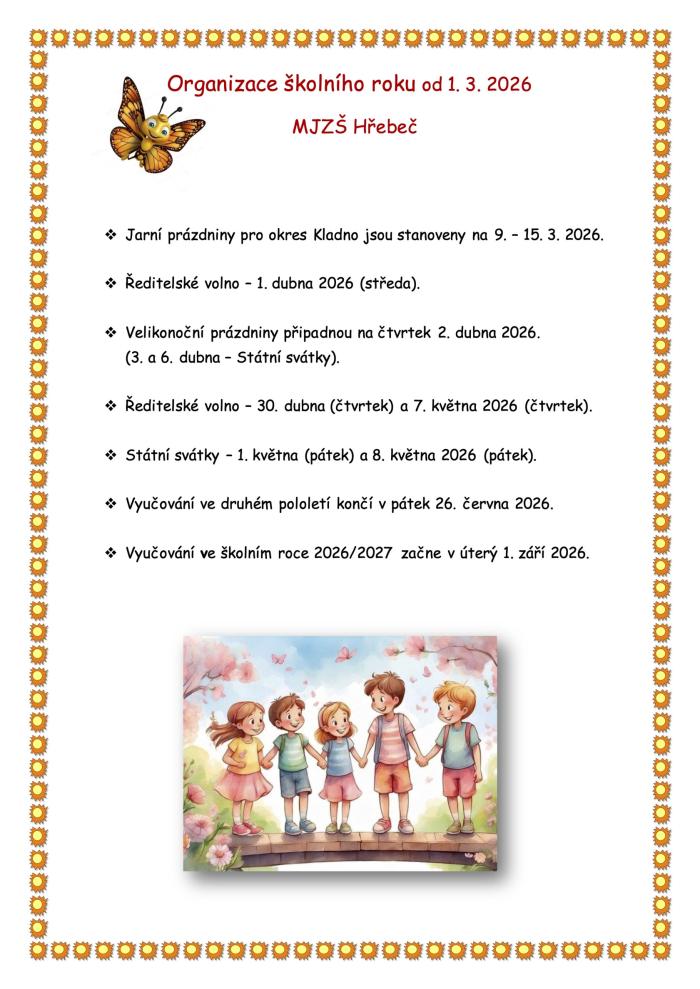 organizace školního roku